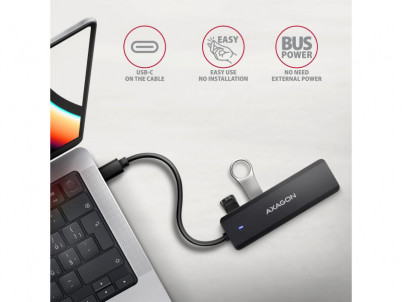 HUE-C1C 4x USB 5Gbps TRAVEL hub USB-C