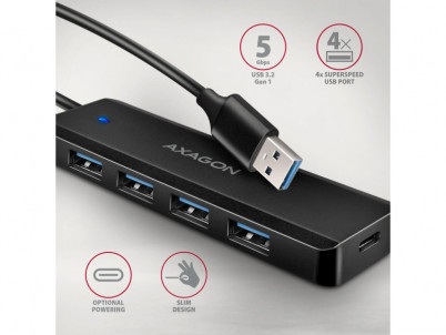 HUE-C1A 4x USB 5Gbps TRAVEL hub USB-C