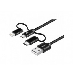 YCU 400 BK kabel USB / 3v1 / 1m YENKEE