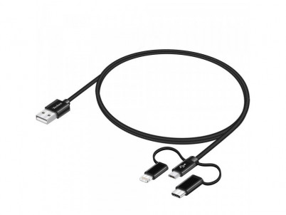 YCU 400 BK kabel USB / 3v1 / 1m YENKEE