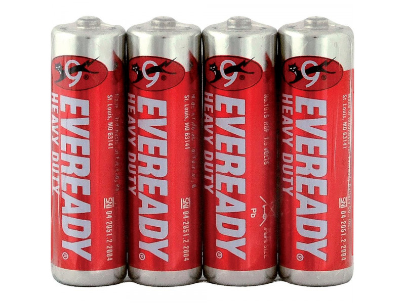 R6 4S AA Red Zn EVEREADY