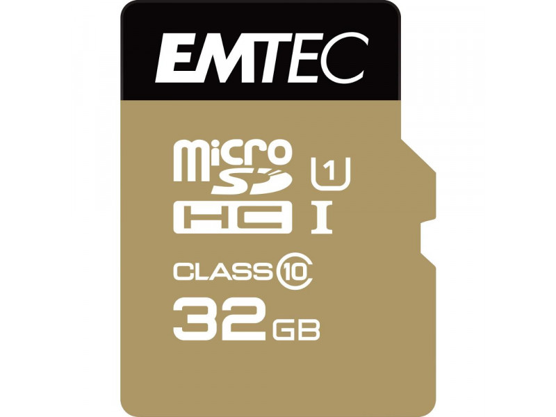 MicroSDHC 32GB Cl10 EliteGold EMTEC