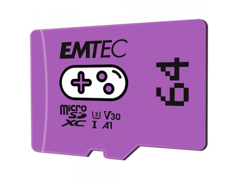 MicroSDXC 64GB Gaming Purple EMTEC