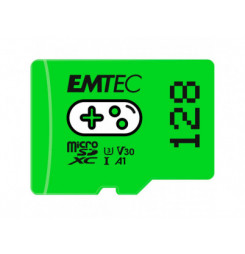 MicroSDXC 128GB Gaming Green EMTEC