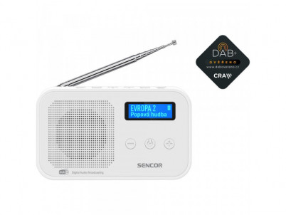 SRD 7200 W DAB+/FM SENCOR