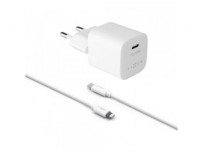 FIXC20M-CL-WH nabíjačka Mini USB-C/Light