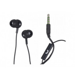 304018 EB875 Earbuds w/mic black MAXELL