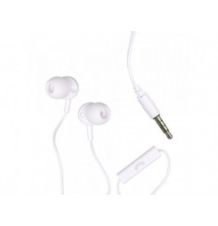 304019 EB875 Earbuds w/mic white MAXELL