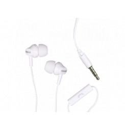 304019 EB875 Earbuds w/mic white MAXELL