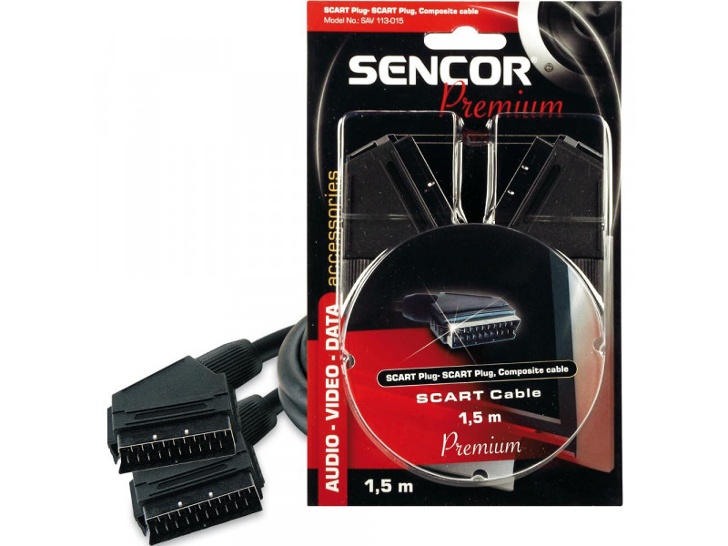 SAV 113-015 SCART M-SCART M 21P P SENCOR