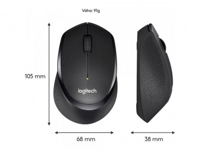 M330 bezdrôtová myš BK LOGITECH