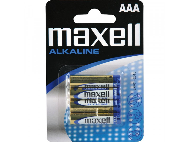 MAXELL Alkaline AAA 4ks 35009646