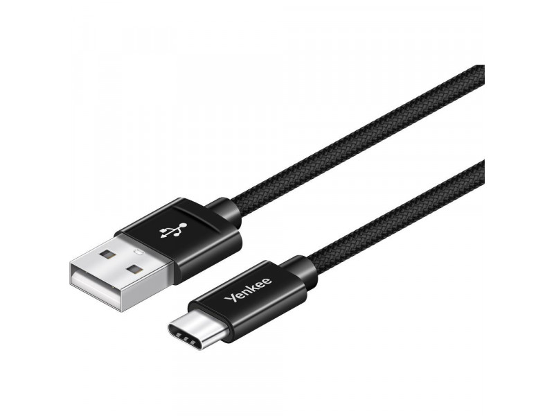 YCU 302 BK kábel USB A 2.0 / C 2m YENKEE