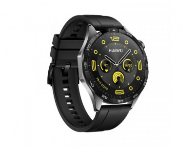 HUAWEI Watch GT 4 46mm, Black/Stainless steel