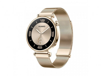 HUAWEI Watch GT 4 41mm, Gold/Gold Milanese