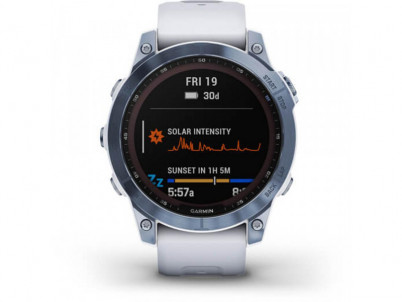 fenix 7 Sapphire Solar Blue/Whitestone