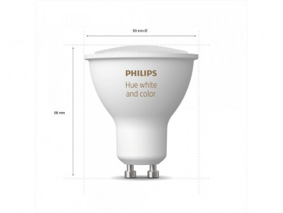 Philips Hue White and Color Ambience žiarovky GU10 5.7W 2-set BlueTooth