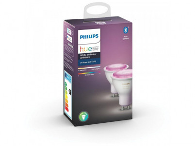 Philips Hue White and Color Ambience žiarovky GU10 5.7W 2-set BlueTooth