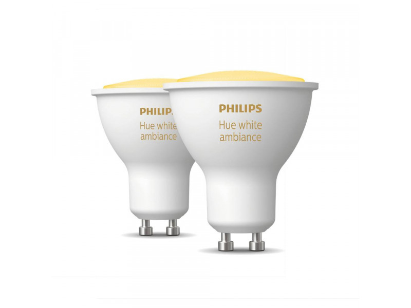 Philips Hue White Ambiance, 2x žiarovka 5,5W GU10 DIM