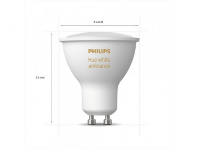 Philips Hue White Ambiance, 2x žiarovka 5,5W GU10 DIM