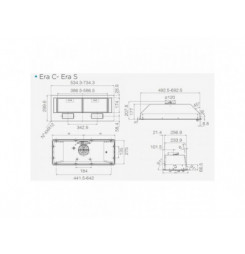ERA BL/A/52 odsávač pár ELICA