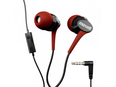 303994 FUSION EARPHONES ROSSO MAXELL