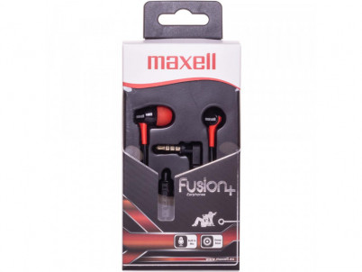 303994 FUSION EARPHONES ROSSO MAXELL