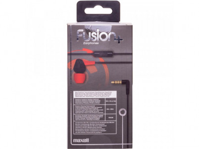 303994 FUSION EARPHONES ROSSO MAXELL