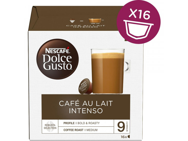 Nescafé Dolce Gusto Café Au Lait Intenso kávové kapsule 16 ks