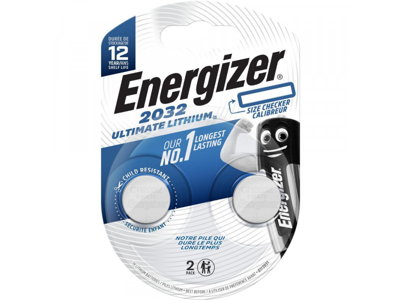 Energizer Ultimate Lithium CR2032 2ks 7638900423006