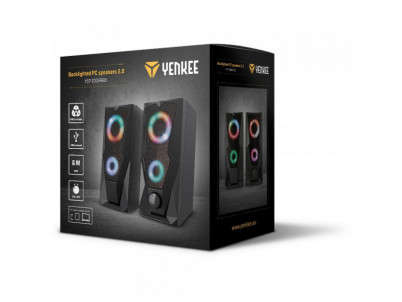 YSP 2003RGB USB speakers 2.0 YENKEE