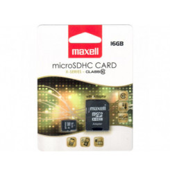MicroSDHC 16GB CL10 + adpt 854717 MAXELL