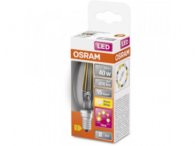 LED STAR+ CLASSIC B40 4W/827 E14 OSRAM