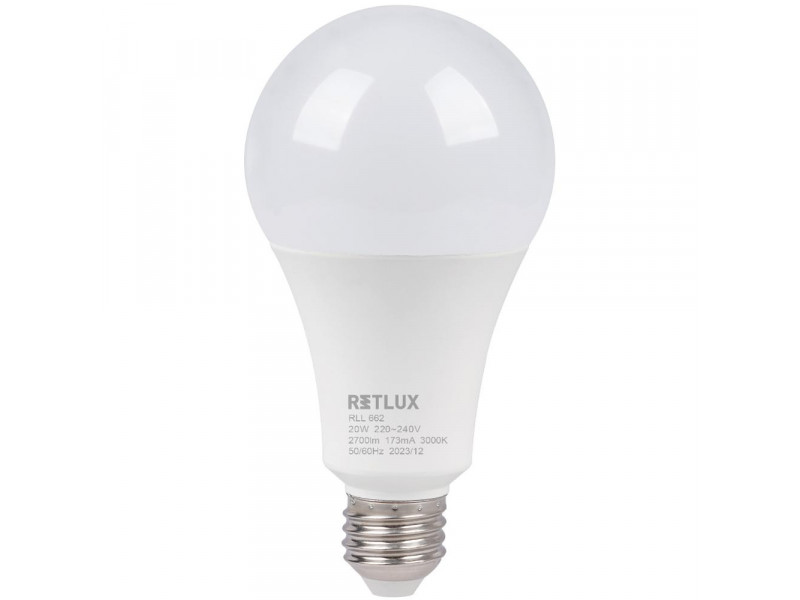 RLL 662 A80 E27 bulb 20W WW D RETLUX