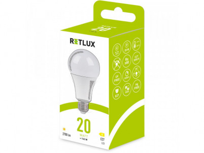 RLL 662 A80 E27 bulb 20W WW D RETLUX