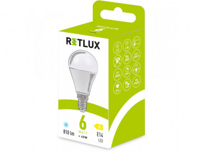 RLL 634 G45 E14 miniG 6W DL D RETLUX