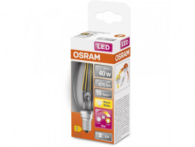 LED STAR+ CLASSIC B40 4W/827 E14 OSRAM