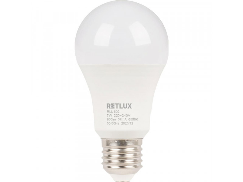 RLL 602 A60 E27 bulb 7W DL D RETLUX