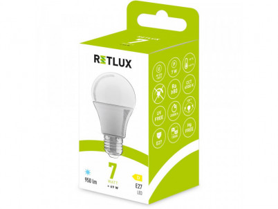 RLL 602 A60 E27 bulb 7W DL D RETLUX