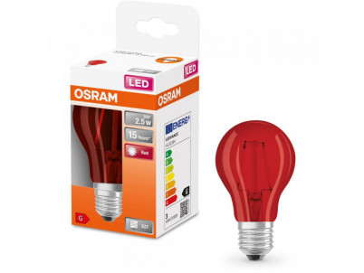 LED STAR CLASSIC A Red 2,5W/510 E27