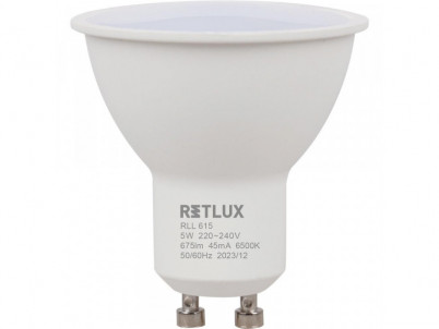 RLL 615 GU10 bulb 5W DL D RETLUX