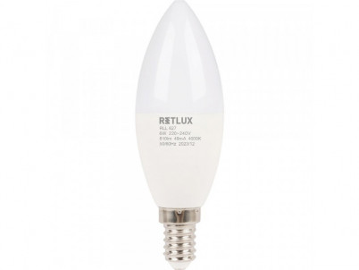 RLL 627 C37 E14 candle 6W CW D RETLUX