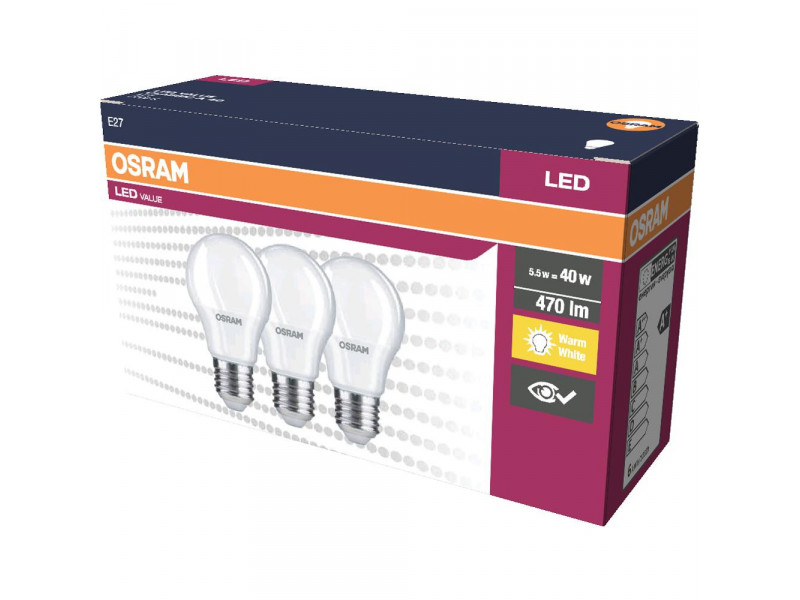 LED Cla. A 40 4.9 W/2700 K E27 OSRAM