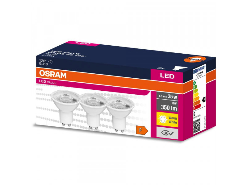 LED PAR16 50 120°4.5 W/2700 K GU10 OSRAM