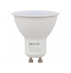 RLL 613 GU10 bulb 5W WW D RETLUX