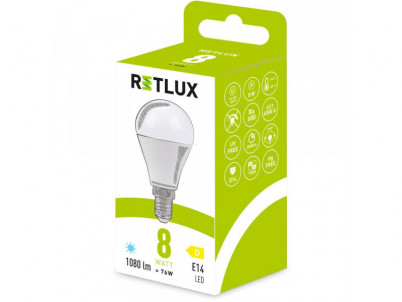 RLL 637 G45 E14 miniG 8W DL D RETLUX