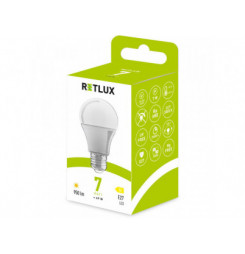 RLL 600 A60 E27 bulb 7W WW D RETLUX