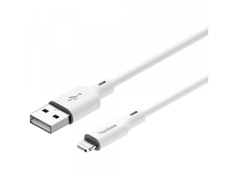 YCU 615 WH SILIC MFi - USB A /1,5mYENKEE