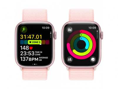 Watch S9 45 Pink Al Pink SportLoop APPLE