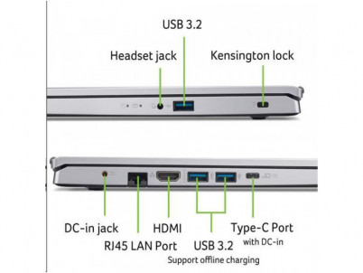 Aspire 3 15,6 R5 16/512GB WH11 SL Acer